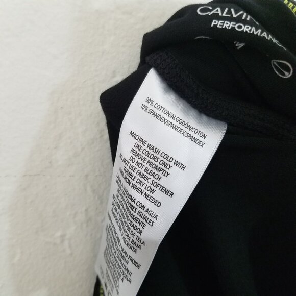 Calvin Klein Performance Logo Stretch Leggings Black Size M - Picture 7 of 7